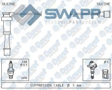 SWAPP 50120 Buji Kablosu Sorento 02- 24v (6g74)  ####